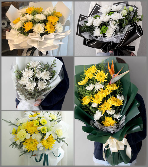 甘肃省兰州永登县中川镇白事花束代送